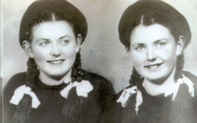 Les jumelles Miriam et Eva Mozes Kor en 1949 (Courtoisie)