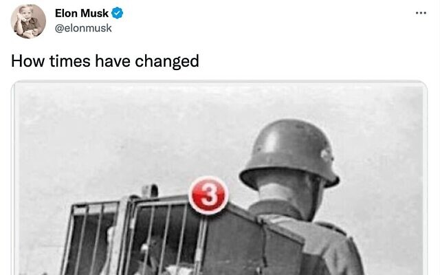 Capture d'écran d'un tweet écrit par le directeur-général de Twitter, Elon Musk, le 7 novembre 2022. (Capture d'écran/Twitter)