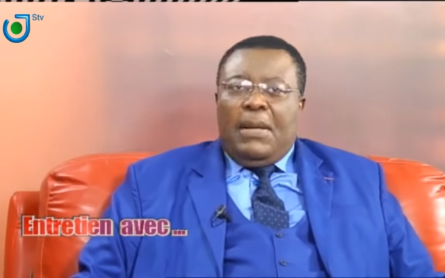 Jean de Dieu Momo, ministre délégué auprès du ministre de la Justice du Cameroun, en août 2020. (Capture d'écran YouTube)