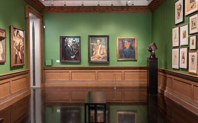 Vue du « Salon vert » de la « Collection Ronald S. Lauder » à la Neue Galerie, à New York. (Crédit : Hulya Kolabas/gracieuseté de la Neue Galerie New York)