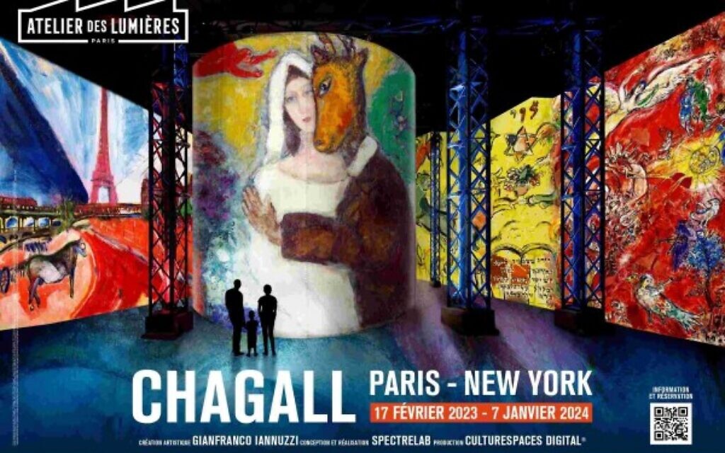 Paris Une exposition immersive sur l’œuvre de Marc Chagall à l’Atelier