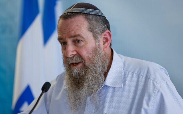 Le chef du parti Noam durant sa réunion de faction à la Knesset de Jérusalem, le 30 janvier 2023. (Crédit : Olivier Fitoussi/Flash90)