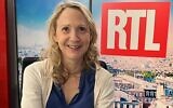 L'écrivaine Gaelle Nohant dans les studios RTL. (Crédit : Twitter/Grand prix RTL-Lire magazine)
