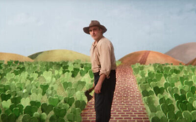 Joaquin Phoenix dans une séquence animée de la bande annonce pour "Beau Is Afraid". (Capture d'écran : YouTube via la JTA)