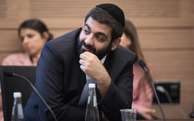 Michael Malkieli, membre du Shas, à la Knesset, à Jérusalem, le 20 mai 2019. (Crédit : Hadas Parush/Flash90)