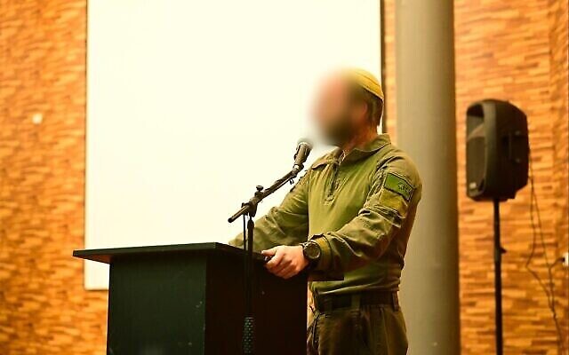 Le Lt. Col. 'Daled,' commandant de l’unité d’élite Duvdevan. (Crédit : Armée israélienne)