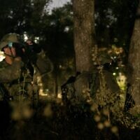 Des troupes israéliennes opérant en Cisjordanie, le 24 mai 2023. (Crédit :  Armée israélienne)
