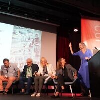 La documentariste Margje De Koning animant l'événement CoPro Documentary Market, le 5 juin 2023 (Crédit : CoPro)