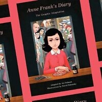 "Le journal d’Anne Frank : Le roman graphique". (Crédit : Fondation Anne Frank via JTA)