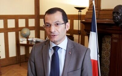Rami Adwan, ambassadeur du Liban en France. (Capture d'écran : YouTube)