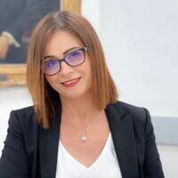La professeure Mona Khoury, vice-présidente de la stratégie et de la diversité à l'Université hébraïque de Jérusalem. (Crédit : Motasem Zaid)