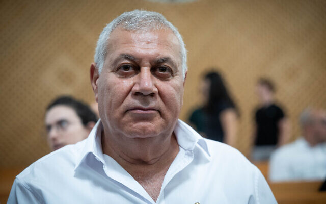 Le maire par intérim de Tibériade, Boaz Yosef, lors d'une audience à la Cour suprême de Jérusalem, dans le cadre du recours déposé contre la "loi de Tibériade", le 30 juillet 2023. (Crédit : Yonatan Sindel/Flash90)
