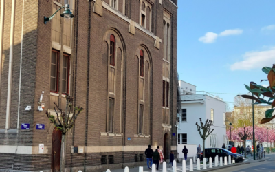 La Grande synagogue d'Anderlecht en 2021. (Crédit : Study of terrorism / CC BY-SA 4.0)
