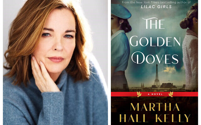 L'auteure Martha Hall Kelly et son livre « The Golden Doves ». (Autorisation)