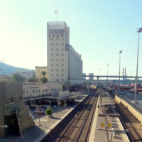Illustration : La gare HaShmona de Haïfa, en 2015. (Nir Vadel / CC BY-SA 4.0)