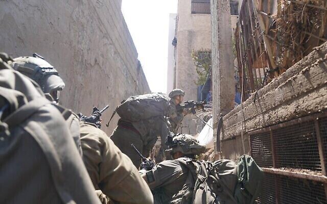 Des soldats israéliens interviennent dans la ville cisjordanienne de Jénine, le 3 juillet 2023. Illustration (Armée israélienne)