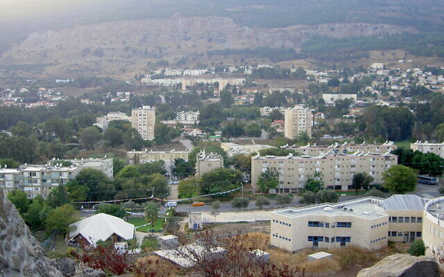 Vue de Kiryat Shmona en 2021. (Crédit : Bnaya Levi/Wikimedia Commons)