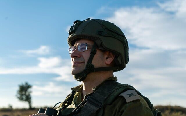 Le brigadier-général Roman Gofman sur une photo non datée. (Crédit : Armée israélienne)