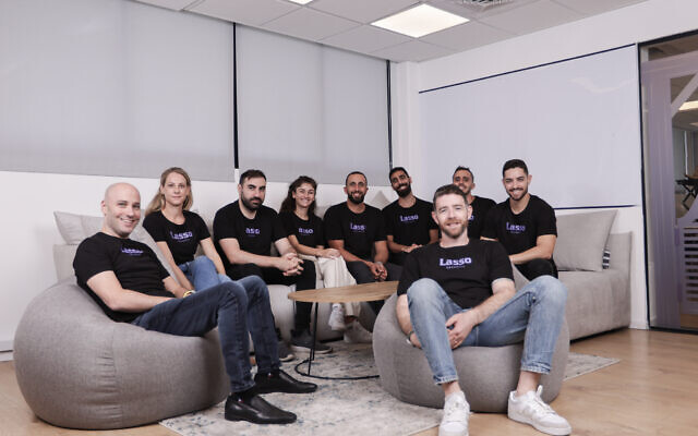 L'équipe de la startup Lasso Security, basée à Tel Aviv. (Crédit : Autorisation)