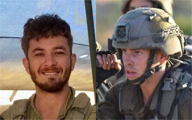 Sergent-chef. (Rés.) Constantine Sushko et Cpt. Harel Ittah. (Crédit : armée israélienne)