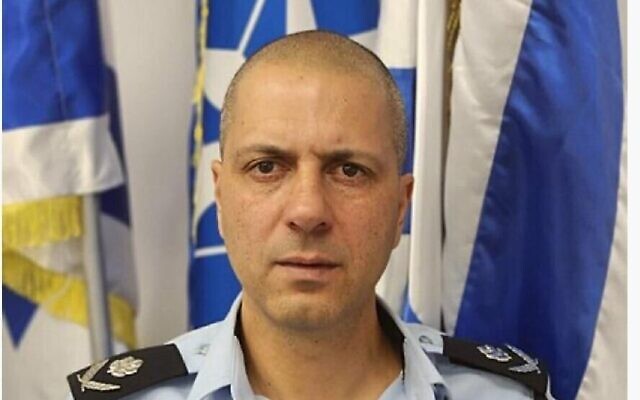 Le commissaire adjoint de la police israélienne Kobi Yaakovi. (Autorisation)