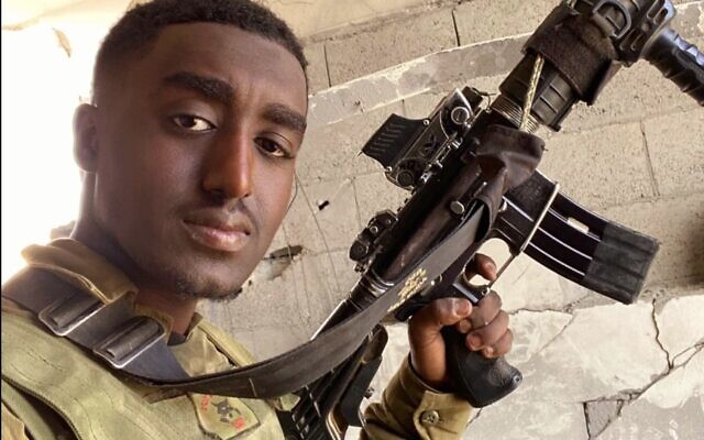 Andualem Kabeda, qui a été tué en combattant à Gaza le 13 janvier 2024. (Crédit : Armée israélienne)