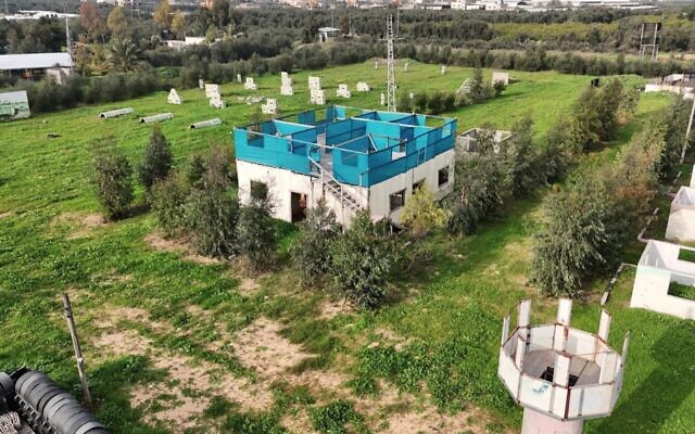 Un site d'entraînement du Hamas dans la ville de Gaza capturé par les forces israéliennes, sur une image publiée par Tsahal le 22 janvier 2024. (Crédit : Armée israélienne)