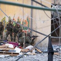 Les troupes de l’armée israélienne, dans la bande de Gaza, sur une photo publiée le 16 février 2024. (Crédit : Armée israélienne)
