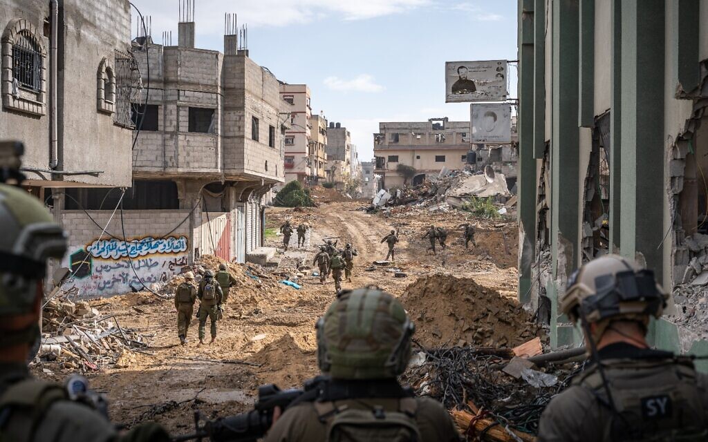 Les troupes en opération à Gaza dans une photo non-datée diffusée le 1er février 2024. (Crédit : Armée israélienne)