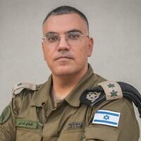Avichay Adraee, porte-parole en langue arabe de l'armée israélienne. (Crédit : Autorisation)