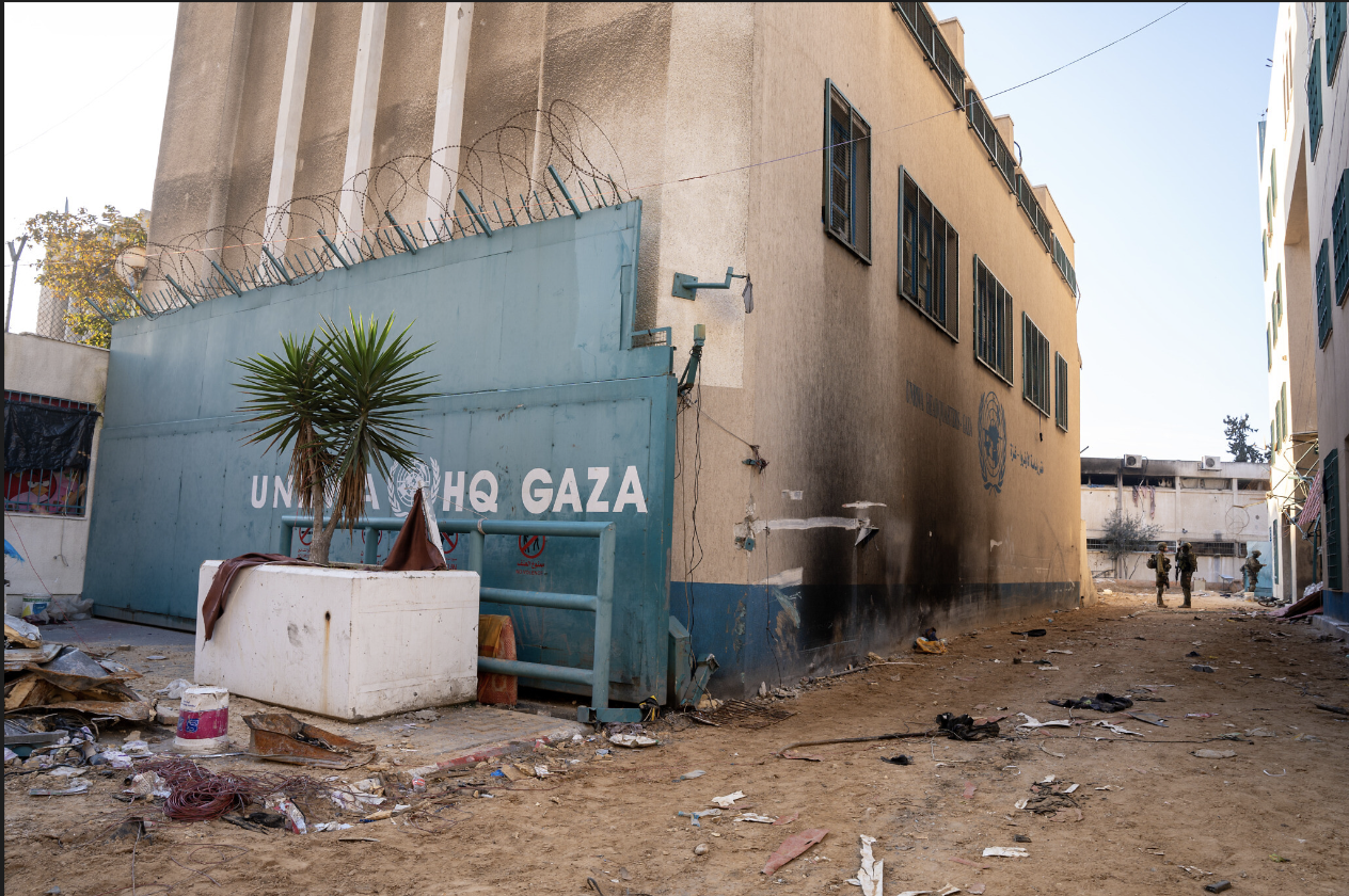 Gaza City, le 8 février 2024. (Crédit : Emanuel Fabian/Times of Israel)