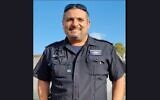 Le sergent-chef Yaron Morris Dayan, tué en combattant des terroristes du Hamas au commissariat de Sderot le 7 octobre 2023. (Crédit : Police israélienne)