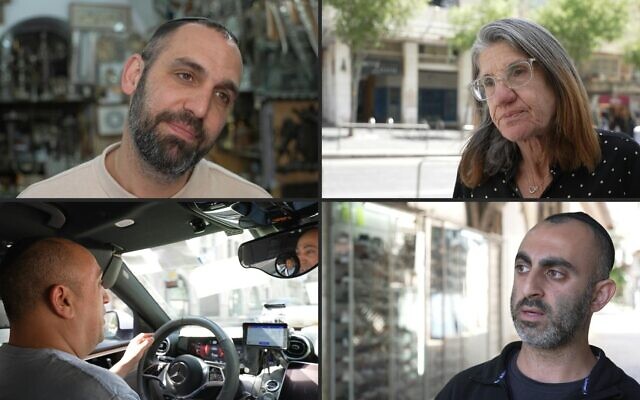 Des Juifs d'origine iranienne, installés en Israël, se confient après des explosions à Ispahan, attribuées à Israël, le 19 avril 2024. (Crédit : AFPTV)