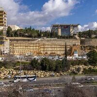 Construction de nouveaux bâtiments à Jérusalem, le 5 février 2024. (Crédit : Yossi Aloni/Flash 90)