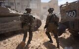 Des soldats de l’armée israélienne en opération, dans la bande de Gaza, sur une photo non datée publiée le 6 juin 2024. (Crédit : Armée israélienne)