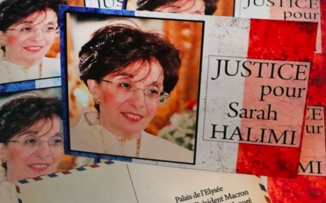 Un modèle de cartes postales envoyées à Emmanuel Macron réclamant justice pour Sarah Halimi. (Crédit : Consistoire israélite du Haut-Rhin)