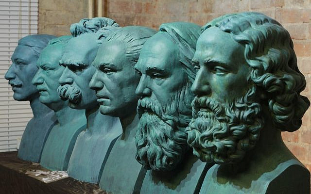 René Guénon, Martin Heidegger, Friedrich Nietzsche, Julius Evola, Alexander Dugin and Franz Brentano. (@Dmitrij Altrsandrov)