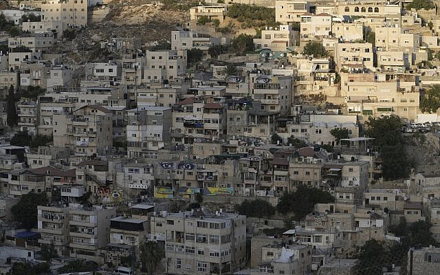 Quartier de Silwan à Jérusalem-Est, le vendredi 26 août 2022. (AP Photo/ Mahmoud Illean)