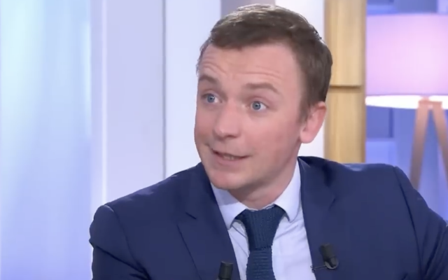 Charles Sapin invité sur le plateau de C à vous en mars 2024. (Crédit : capture d'écran YouTube)