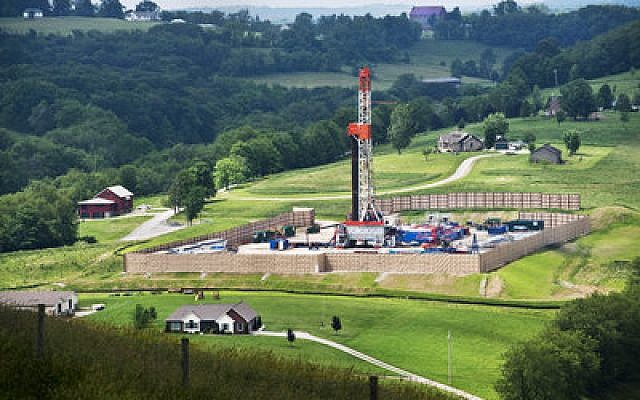 Drilling sites are cropping up across Pennsylvania and West Virginia as part of the gas boom. (Scott Goldsmith photo)