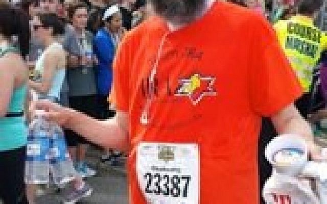 Rabbi Ely Rosenfeld ran the Pittsburgh Half-Marathon in 2:08.