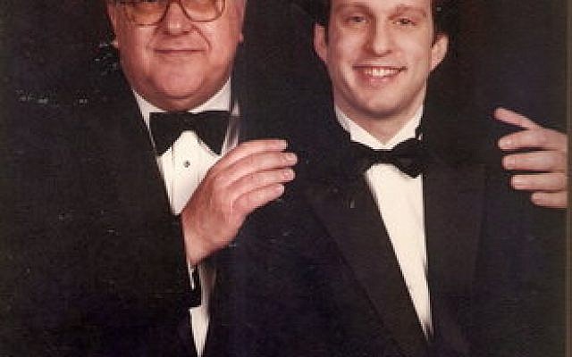 Robert Perloff, on left, with son Rick Perloff