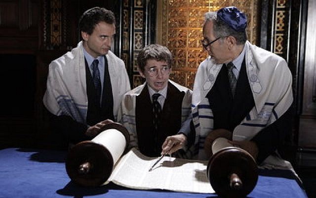 A young Adam Lipschitz finds his bar mitzvah more than he can handle in the comedy, “Jewtopia.”