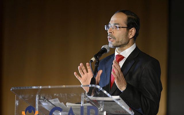 Nihad Awad, CAIR’s executive director, called Israel “the biggest threat to world peace” in an Aug. 29 tweet. CAIR was formed in 1994 by Awad and two other former officers of the Islamic Association of Palestine. (Photo by Anibal Ortiz/ZUMA Press/Newscom)