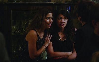“Sleeping  With the Fishes” features Ana Ortiz (left) as Kayla Fish and Gina Rodriguez as Alexis Fish. (Photo provided by Breaking Glass Pictures)
