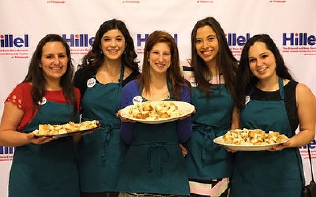Hillel Jewish University Center students participating in a reception. (Photo provided by the Hillel Jewish University Center)