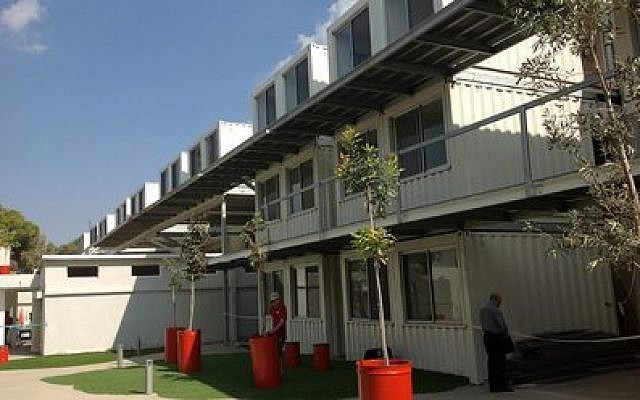 A student village built by Ayalim in the embattled town of Sderot will house 300 students next year. (Photo provided)
