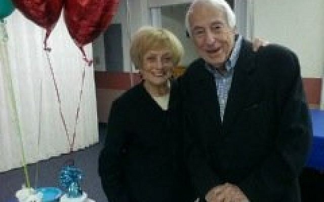Phyllis and Robert Davis were all smiles at their 70th wedding anniversary at Congregation Emanu-El Israel in Greensburg, this past November. (Photo provided by Congregation Emanu-El Israel)