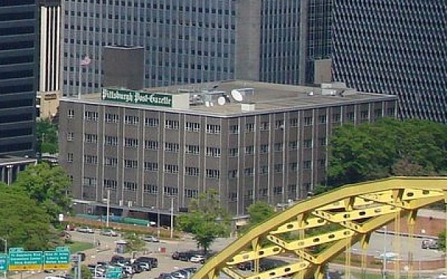 The Pittsburgh Post-Gazette has come under fire for editorials criticial of Israel.
Allie Caufield derivative work/Wikimedia (CC BY 2.0)