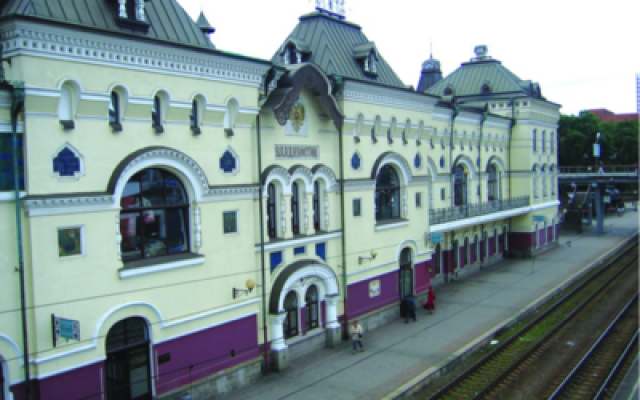 The Vladivostok train station is the last stop on the Trans-Siberian Railway. (Photo provided)